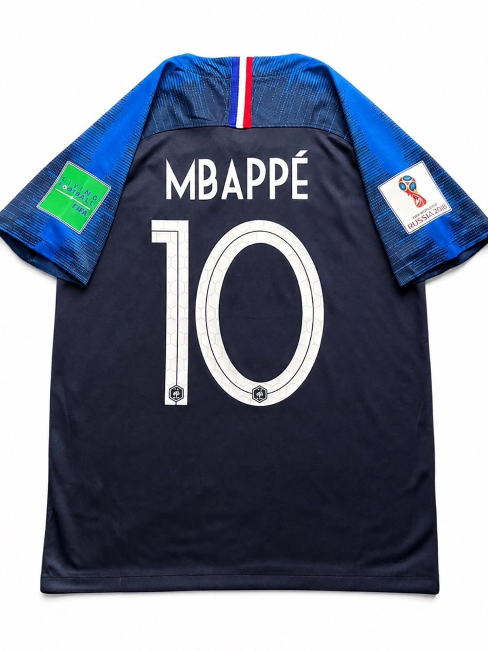 Mbappe #10 France Soccer Jersey 2018 World Cup Final Home Blue
